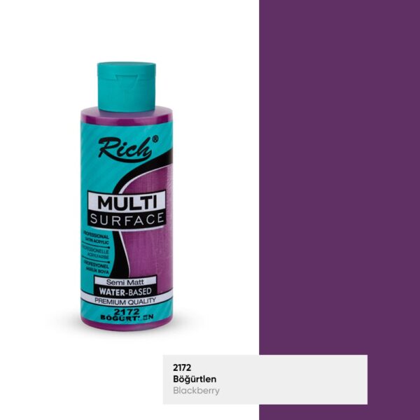 Rich Multisurface 120 ml böğürtlen akrilik boya